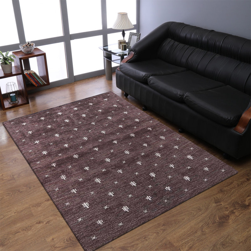 Foundry Select Geometric Hand Knotted Blue Area Rug Wayfair